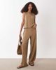 JDY JDY textured vest in light brown - part of a set - 2