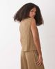 JDY JDY textured vest in light brown - part of a set - 3