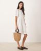 JDY JDY tiered eyelet mini dress in white - 1