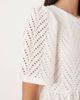JDY JDY tiered eyelet mini dress in white - 4