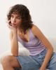 JDY JDY V-neck knit tank top in lilac-Purple - 2