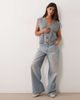 JDY JDY v-neck knit vest in mid gray - 2