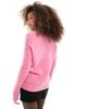 JDY JDY v neck long sleeve knit sweater in pink - 4