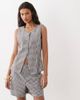 JDY JDY vest in brown gingham - part of a set - 1