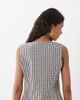 JDY JDY vest in brown gingham - part of a set - 4