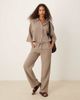 JDY JDY wide leg cheesecloth pants in light brown - part of a set - 1