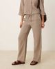 JDY JDY wide leg cheesecloth pants in light brown - part of a set - 4