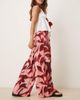 JDY JDY wide leg pants in abstract print-pink - 1