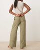 JDY JDY wide leg pants in green stripes - 3