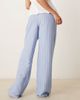 JDY JDY wide leg pants in light blue stripes - 4