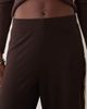 JDY JDY wide leg pants with side stripe in brown - 2