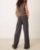 JDY JDY wide leg tailored pants in charcoal-Gray - 3