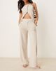 JDY JDY wide leg tailored pants in stone-Neutral - 1