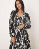 JDY JDY wrap midaxi dress in abstract print-White - 2