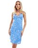 JDY Petite JDY Petite a-line cami dress in light blue floral - 3