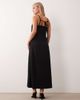 JDY Petite JDY Petite back tie midaxi dress in black - 4