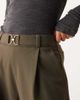 JDY Petite JDY Petite belt detail wide leg pants in khaki-Green - 3