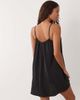 JDY Petite JDY Petite cheesecloth sleeveless mini dress in washed black - 4