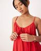 JDY Petite JDY Petite dropped hem mini dress in red - 3
