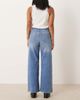 JDY Petite JDY Petite Felina high waist wide leg jeans in medium blue denim - 2