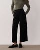JDY Petite JDY Petite high rise wide fit tailored pants in black - 3