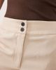 JDY Petite JDY Petite high waist wide leg pants in beige-Neutral - 3