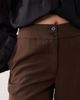 JDY Petite JDY Petite high waist wide leg pants in chocolate-Brown - 2