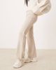 JDY Petite JDY Petite high waisted flare pants in off white-Neutral - 2