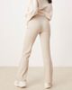 JDY Petite JDY Petite high waisted flare pants in off white-Neutral - 3