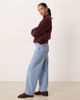 JDY Petite JDY Petite Katie low waist straight leg jeans in light blue - 3