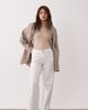 JDY Petite JDY Petite Katie low waist straight leg jeans in white - 1