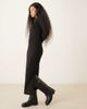 JDY Petite JDY Petite knit polo maxi dress in black - 3