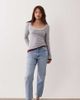 JDY Petite JDY Petite Lullu high waist straight leg jeans in light blue - 1