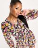 JDY Petite JDY Petite ruffle detail midi dress in multi floral - 3