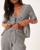 JDY Petite JDY Petite seersucker wide leg pants in black gingham - part of a set - 2