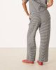 JDY Petite JDY Petite seersucker wide leg pants in black gingham - part of a set - 4