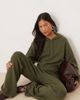 JDY Petite JDY Petite slouchy knit hoodie in khaki green - part of a set - 1