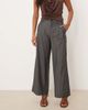 JDY Petite JDY Petite tailored wide leg pants in gray pinstripes - 2