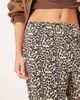 JDY Petite JDY Petite textured wide leg pants in leopard print-Neutral - 3