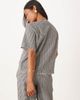 JDY Petite JDY Petite tie front seersucker top in black gingham - part of a set - 2