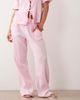 JDY Petite JDY Petite wide leg cheesecloth pants in pink - part of a set - 3