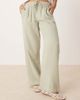 JDY Petite JDY Petite wide leg cheesecloth pants in sage green - 2