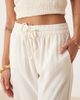 JDY Petite JDY Petite wide leg linen pants in white - part of a set - 3