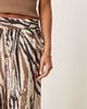 JDY Petite JDY Petite wide leg pants in abstract zebra print-White - 2