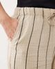 JDY Petite JDY Petite wide leg pants in beige and black stripes - 3