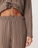 JDY Petite JDY Petite wide leg plisse pants in brown - part of a set - 2