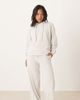 JDY Petite JDY Petite wide leg sweatpants in light gray - part of a set-Neutral - 1