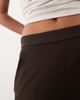 JDY Tall JDY high rise wide leg pants in chocolate brown - 4