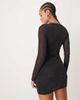 JDY Tall JDY Tall all over glitter mini dress in black - 2