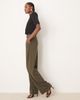 JDY Tall JDY Tall belt detail wide leg pants in khaki green - 2